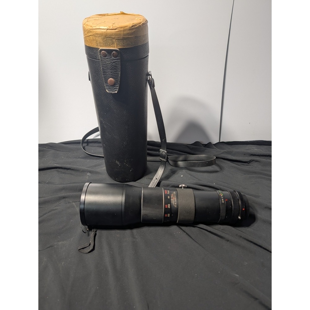 Vintage Vivitar 400mm 1:6.3 Auto Telephoto Lens - Manual Focus w/ Case